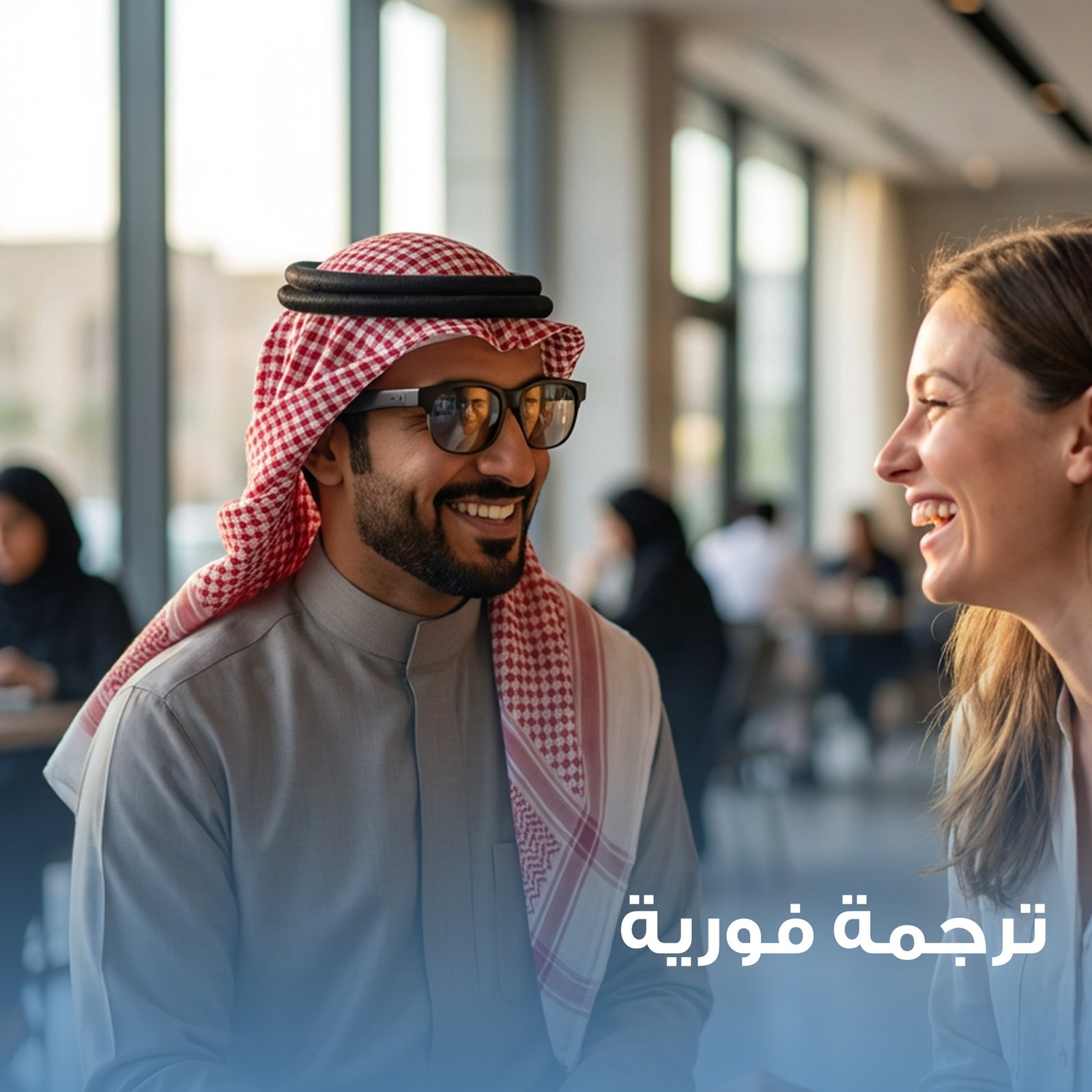 نظارة بسماعة ومترجم ذكى - الصورة 3