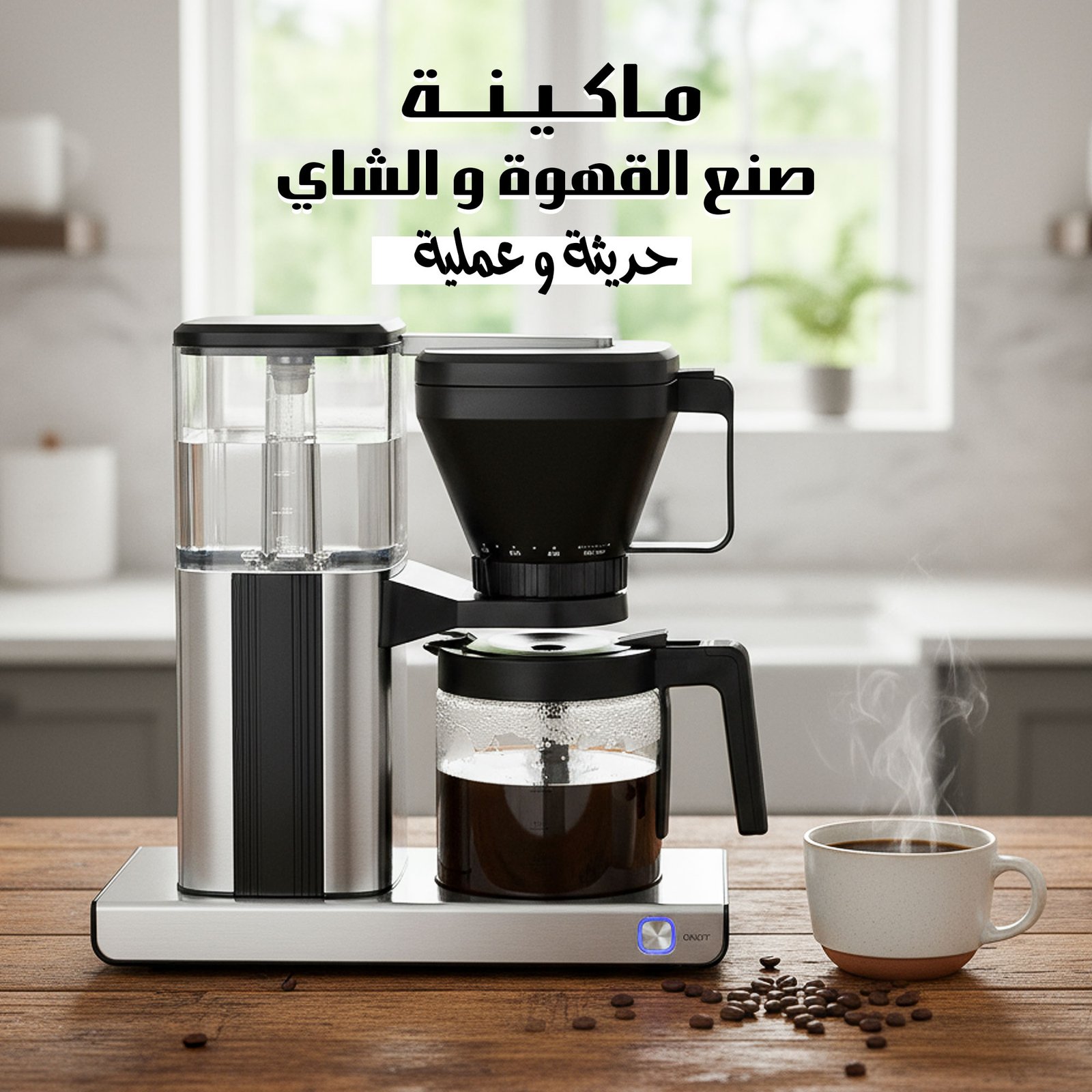 ماكينة صنع القهوة و الشاى العملية الحديثة بضمان عامين