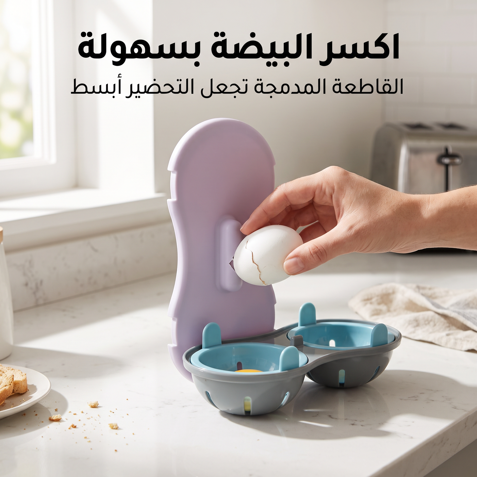 • صحن طبخ البيض فى الميكرويف - الصورة 4