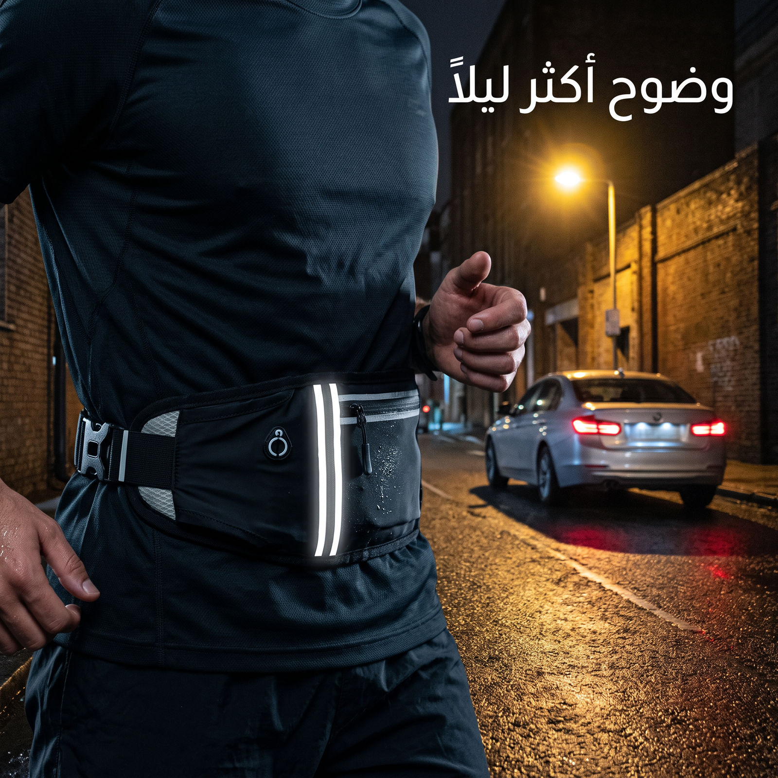 حقيبة خصر رياضية للجنسين، حامل نقود وهاتف - الصورة 4