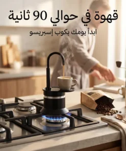 صانعة اسبريسو بصب مباشر للكوب