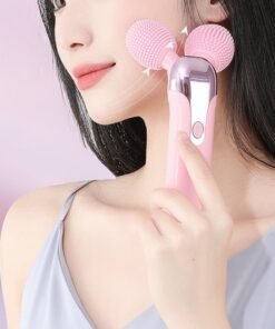 تنظيف الوجه وتخسيس الوجه الأسطوانة الاهتزاز تجميل الوجه