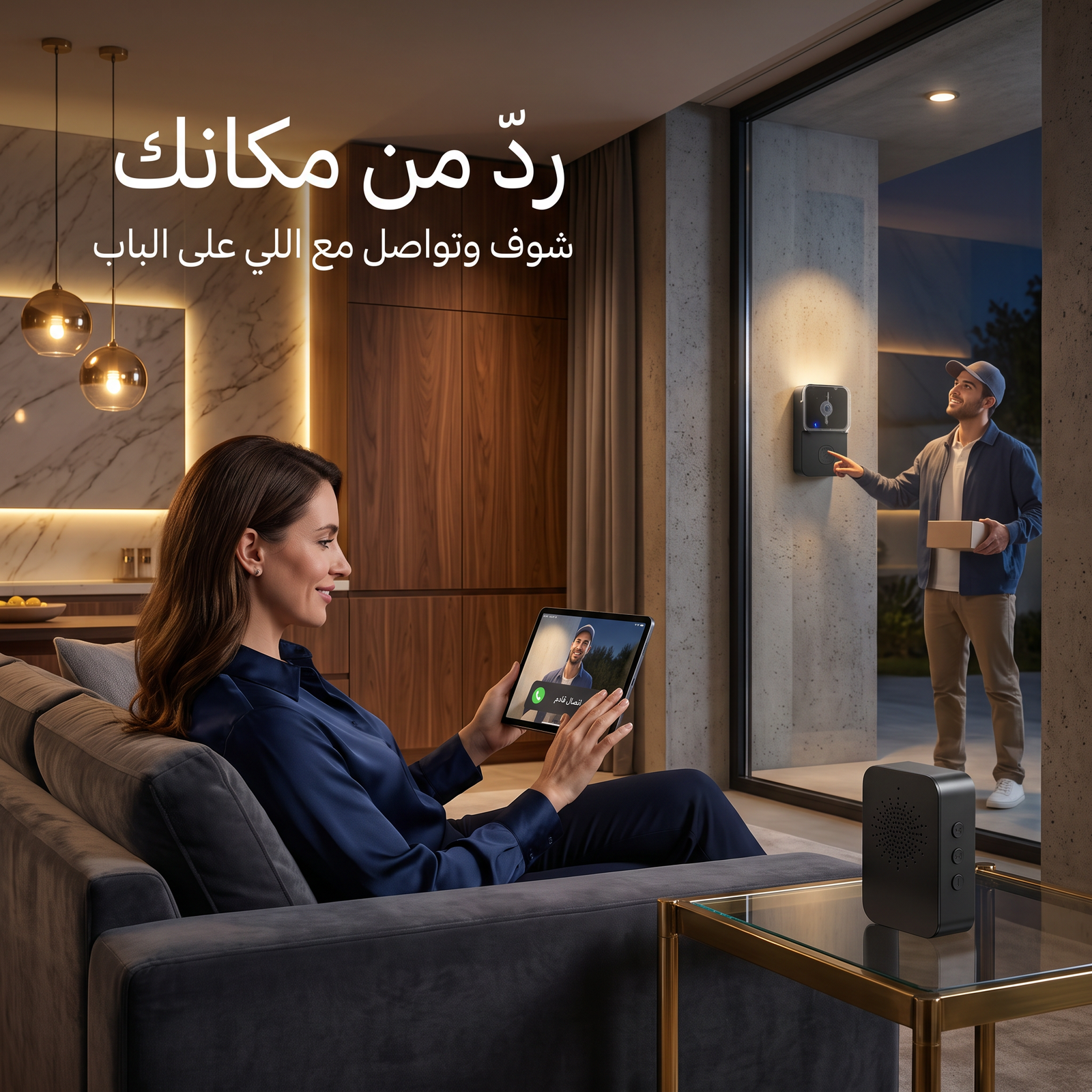كاميرا جرس الباب ضمان عام - الصورة 2