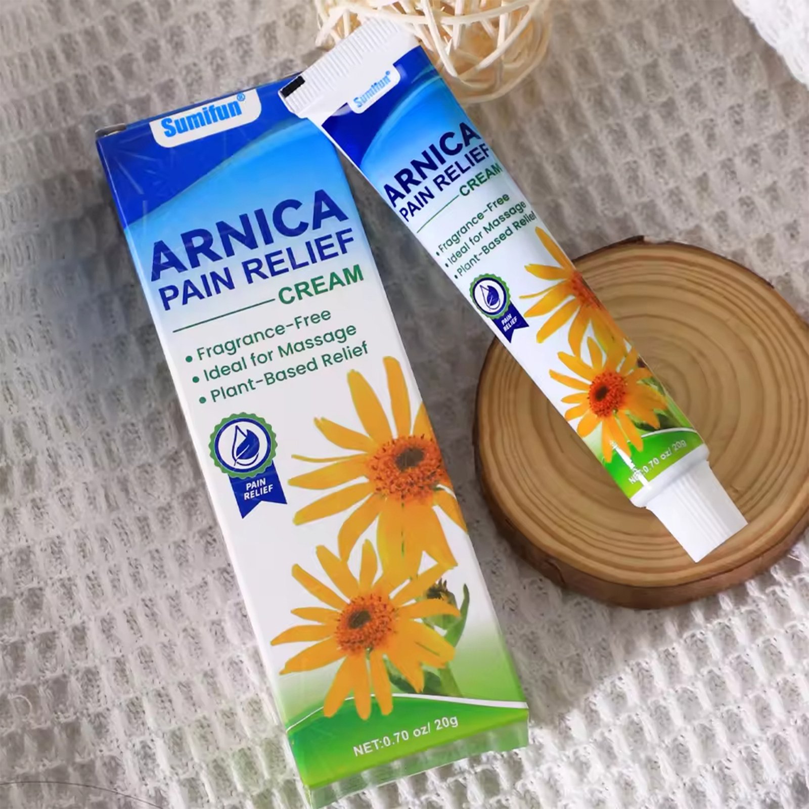 ARNICA دهان عشبي طبيعي لتخفيف آلام الظهر والمفاصل والعضلات - 20 غرام - الصورة 3