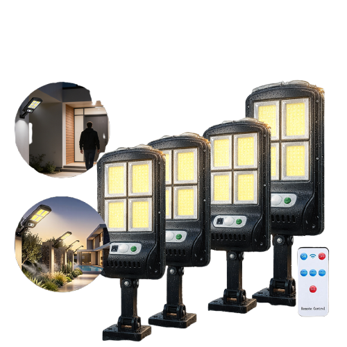 عرض 4 مصباح بالطاقة الشمسية LED مقاوم للماء