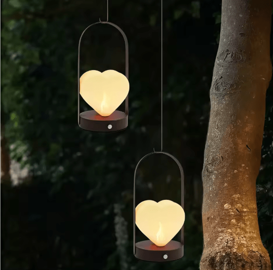 مصباح ليلي LED على شكل قلب - الصورة 2
