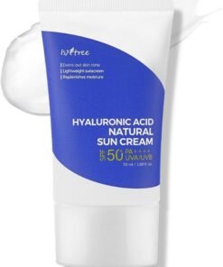 واقي الشمس الطبيعي بحمض الهيالورونيك (SPF 50)