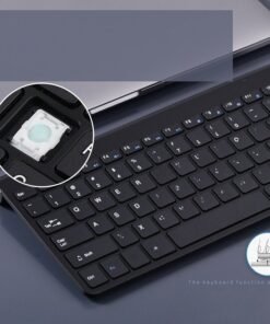 USB سليم ماوس لوحة مفاتيح لاسلكية صغيرة
