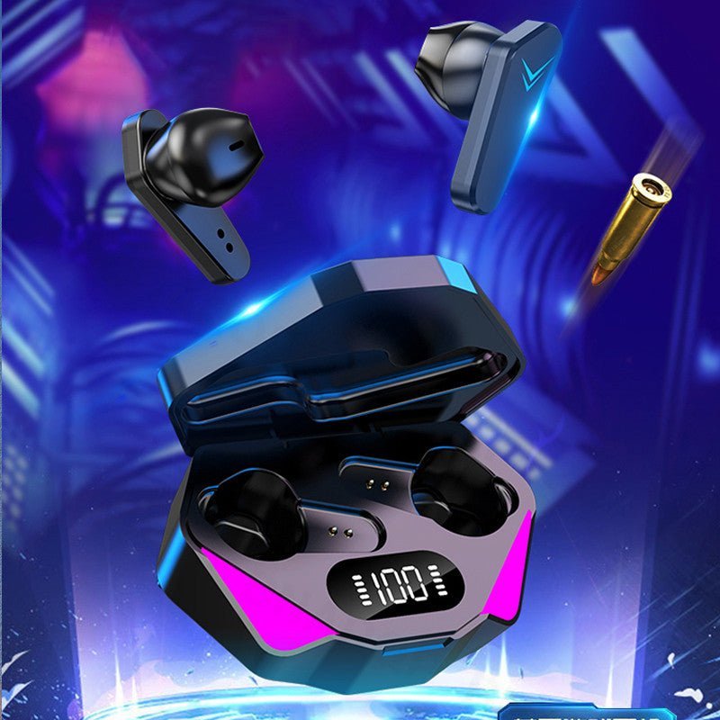 سماعات رأس لاسلكية للألعاب بدون تأخير وتقليل الضوضاء، سماعات بلوتوث HIFI Sound E-Sport Game مع ميكروفون - الصورة 2