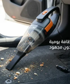 مكنسة كهربائية  صغيرة محمولة عالية الجودة بمنفذ USB، بقوة شفط عالية وتعمل بنظامي الشفط الجاف والرطب