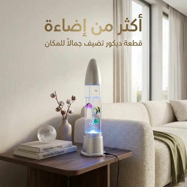 مصباح قنديل البحر المضيء (LED) - الصورة 3
