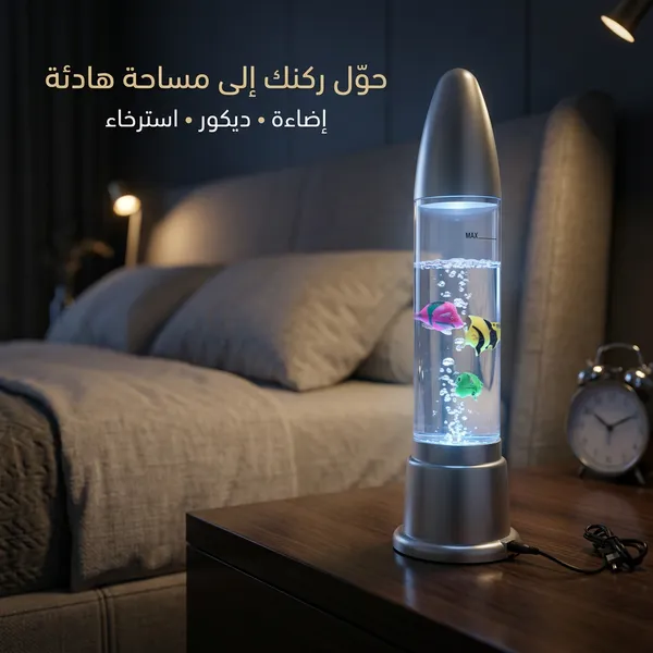 مصباح قنديل البحر المضيء (LED) - الصورة 4