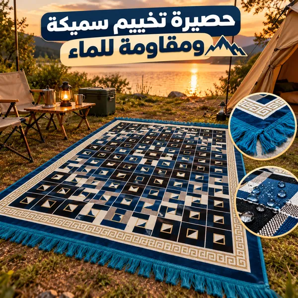 حصيرة تخييم سميكة ومقاومة للماء